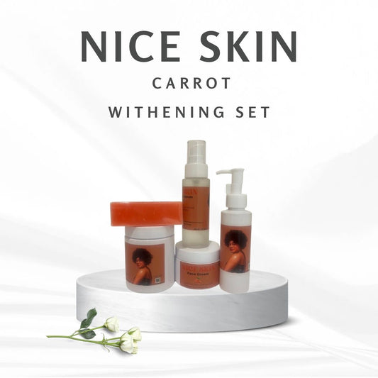 Nice Skin Carrot Whitening Set -  With 5 Products